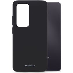 Mobilize Rubber Gelly OPPO A5m Hoesje Flexibel TPU Backcover - Zwart