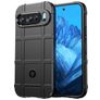Mobigear Rugged Shield Google Pixel 9 Hoesje Flexibel TPU Backcover Shockproof - Zwart