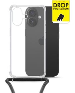 My Style Loop Doorzichtig iPhone 17 Flexibel TPU Hoesje met koord - Transparant