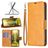 Mobigear Excellent Nokia X30 Hoesje Bookcase Portemonnee - Cognac