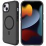 Mobigear Traveller iPhone 15 Plus MagSafe Hoesje Hardcase Backcover Shockproof - Zwart