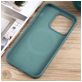 Mobigear Rubber Touch iPhone 15 Pro Siliconen MagSafe Hoesje Backcover - Groen