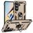 Mobigear Armor ring Samsung Galaxy S26 Hoesje Hardcase Backcover Shockproof met Ringhouder - Goud