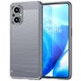 Mobigear Brushed Slim OPPO Reno 7 Lite Hoesje Flexibel TPU Backcover - Grijs