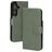 Mobiparts Classic Wallet Samsung Galaxy S25 MagSafe Hoesje Bookcase - Stone Green