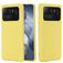 Mobigear Rubber Touch Xiaomi Mi 11 Ultra Siliconen Hoesje Backcover - Geel
