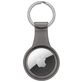 Xccess Keychain Apple AirTag Hoesje Flexibel Siliconen Sleutelhanger - Zwart
