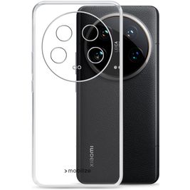 Mobilize Gelly Doorzichtig Xiaomi 14 Ultra Hoesje Flexibel TPU Backcover - Transparant