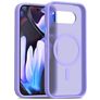 Mobigear Shockproof Google Pixel 9a MagSafe Hoesje Hardcase Backcover - Paars