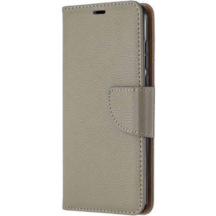 Mobigear Excellent Huawei P40 Hoesje Bookcase Portemonnee - Grijs