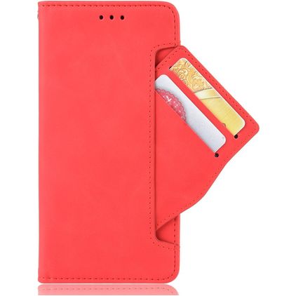 Mobigear Slide Wallet Samsung Galaxy S20 FE Hoesje Bookcase Portemonnee - Rood