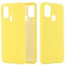 Mobigear Rubber Touch Samsung Galaxy M31 Siliconen Hoesje Backcover - Geel