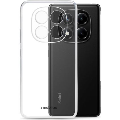 Mobilize Gelly Case Doorzichtig Xiaomi Redmi Note 14 Pro Hoesje Flexibel TPU Backcover - Transparant