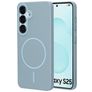 Mobiparts Slim Line Samsung Galaxy S25 MagSafe Hoesje Hardcase Backcover - Sage Green