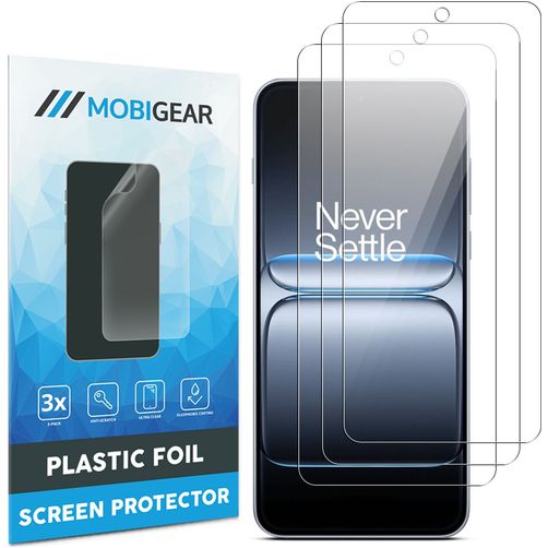 Mobigear OnePlus Nord 5 Screenprotector Folie - Case Friendly (3-Pack)
