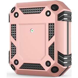 Mobigear Armor Apple AirPods 1 Shockproof Hardcase Hoesje - Roségoud