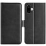 Mobigear Slim Magnet iPhone 16 Plus Hoesje Bookcase Portemonnee - Zwart