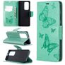 Mobigear Butterfly Huawei P40 Pro Hoesje Bookcase Portemonnee - Turquoise