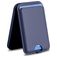 Mobigear Wallet Stand Pasjeshouder - 3 Pasjes - MagSafe Compatible - Blauw