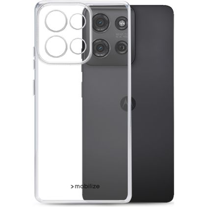 Mobilize Gelly Doorzichtig Motorola Moto G75 Hoesje Flexibel TPU Backcover - Transparant