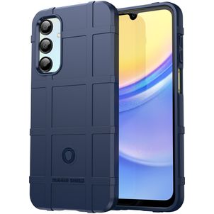 Mobigear Rugged Shield Samsung Galaxy A16 Hoesje Flexibel TPU Backcover Shockproof - Blauw