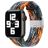 Mobigear Braided Nylon Apple Watch Bandje Klemsluiting - 49/46/45/44 mm - Digital Camouflage