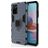Mobigear Armor Ring Xiaomi Redmi Note 10S Hoesje Hardcase Backcover Shockproof met Ringhouder - Blauw