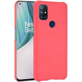Mobigear Croco OnePlus Nord N10 5G Hoesje Hardcase Backcover - Rood