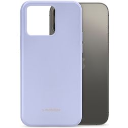 Mobilize Rubber Gelly iPhone 13 Pro Max Hoesje Flexibel TPU Backcover - Pastel Purple