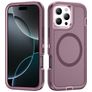 Mobigear Rugged Mag iPhone 16 Pro MagSafe Hoesje Hardcase Backcover Shockproof - Paars