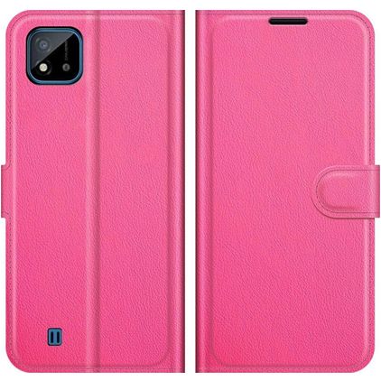 Mobigear Classic Realme C11 (2020) Hoesje Bookcase Portemonnee - Magenta