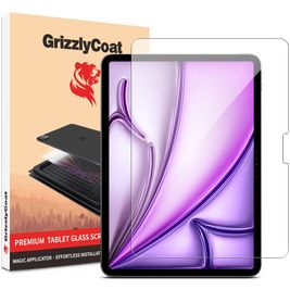 GrizzlyCoat Magic Applicator iPad Air 11 Inch (2025) Glazen Screenprotector - Case Friendly + Installatie Frame