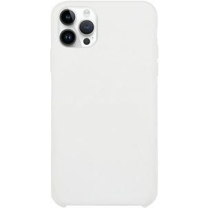 Mobigear Rubber Touch iPhone 15 Pro Siliconen Hoesje Backcover - Wit