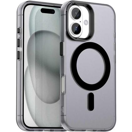 Mobigear Shockproof iPhone 18 MagSafe Hoesje Hardcase Backcover - Zwart