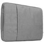 Mobigear Denim Zipper Laptop Sleeve 12 inch Laptop hoes - Grijs