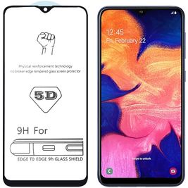 Mobigear Premium Samsung Galaxy A10 Glazen Screenprotector - Case Friendly - Zwart