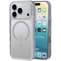 Mobiparts Hardcover Doorzichtig iPhone 17 Pro MagSafe Hoesje Hardcase Backcover - Transparant