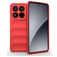 Mobigear Bumpy Xiaomi 15 Pro Hoesje Flexibel TPU Backcover - Rood