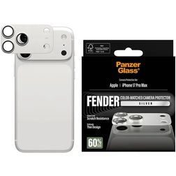 PanzerGlass FENDER iPhone 17 Pro Max Aluminum Camera Protector - Case Friendly - Zilver