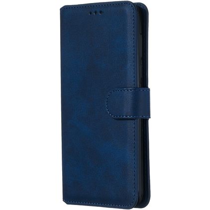 Mobigear Wallet Motorola Moto G8 Plus Hoesje Bookcase Portemonnee - Blauw