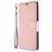 Mobigear Litchi Luxury Wallet Book Case Rose Gold Samsung Galaxy A21