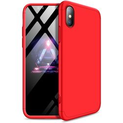 Mobigear TriGuard iPhone XS Max Hoesje Hardcase Backcover - Rood