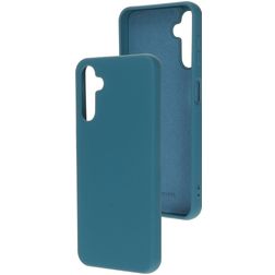 Mobiparts Samsung Galaxy A14 Siliconen Hoesje Backcover - Blueberry Blue