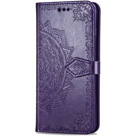 Mobigear Mandala Huawei P40 Pro Plus Hoesje Bookcase Portemonnee - Paars