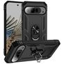 Mobigear Armor Ring Google Pixel 9 Pro XL Hoesje Hardcase Backcover Shockproof met Ringhouder - Zwart