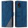 Mobigear Rhombus Samsung Galaxy Xcover 7 Hoesje Bookcase Portemonnee - Blauw