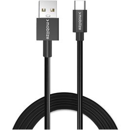Mobilize USB-A naar USB-C Kabel 1 Meter - Zwart
