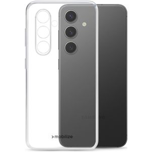Mobilize Gelly Doorzichtig Samsung Galaxy S24 FE Hoesje Flexibel TPU Backcover - Transparant