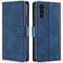 Mobigear Croco Samsung Galaxy A04s Hoesje Bookcase Portemonnee - Blauw