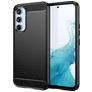 Mobigear Brushed Slim Samsung Galaxy A54 Hoesje Flexibel TPU Backcover - Zwart